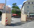 Bild: Theresa Bruischütz
Die neue Wassernebelanlage erinnert im ersten Moment eher an eine Baustelle.