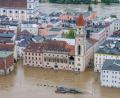 Bild: Armin Weigel/dpa
Im Frühsommer 2024 trafen Bayern heftige Hochwasser - so auch Passau.