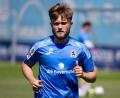 Bild: Sven Hoppe/dpa
Mathew Collins, Sohn von Rocklegende Phil Collins, hat einen Vertrag bei 1860 München unterschrieben. (Archivbild)