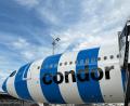 Bild: Christian Kunz/dpa
In den Farben des Stadtrivalen 1860 München: Der Flieger, der die Bayern-Stars nach Asien bringt.