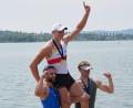 Bild: Antonio Calanni/AP/dpa
Fuhr souverän zum Titel: Oliver Zeidler.