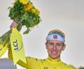Bild: Bernard Papon/Pool L’Equipe/AP/dpa
Tour-de-France-Sieger Tadej Pogacar nimmt die Vuelta in Angriff. (Archivbild)