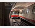 Bild: -/Vag/dpa
Zwei fahrerlose U-Bahnen haben sich in Nürnberg bei einer Rangierfahrt touchiert. (Handoutbild)