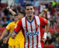 Bild: Joan Monfort/AP/dpa
Wechselt zu Bayer Leverkusen wechseln: Miguel Gutierrez. (Archivbild)