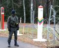 Bild: -/State Border Guard Service/dpa
Lettland grenzt im Osten auf einer Länge von rund 172 Kilometern an Russlands engen Verbündeten Belarus. (Archivbild)