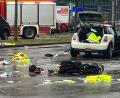 Bild: Christoph Trost/dpa
Die getötete Mutter und ihre Tochter im Kinderwagen waren die ersten, die von dem Auto erfasst wurden. (Archivbild)