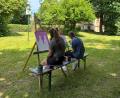 Bild: Daniela Siegl
Der Skulpturenpark des Oberpfälzer Künstlerhauses wird zum offenen Atelier.