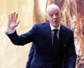 Bild: Bradley Collyer/PA Wire/dpa
Gianni Infantino steht massiv unter Druck. (Archivbild)