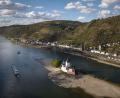 Bild: Thomas Frey/dpa
Das Niedrigwasser am Rhein belastet die deutsche Wirtschaft.