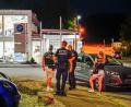 Bild: Enrique Kaczor/dpa
Die Polizei prüft nach Schüssen auf ein Auto, ob es sich um einen Hinterhalt gehandelt haben könnte.