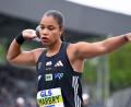 Bild: Sven Hoppe/dpa
Olympiasiegerin Yemisi Mabry ist bei der EM nicht die Top-Favoritin. (Archivbild)