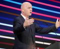 Bild: Darko Vojinovic/AP/dpa
FIFA-Chef Gianni Infantino kämpft um sein Amt. (Archivbild)