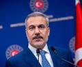 Bild: Michael Kappeler/dpa
Außenminister Hakan Fidan sieht den „Mekka-Verteidigungspakt“ als historischen Meilenstein. (Archivbild)