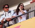 Bild: David Davies/PA Wire/dpa
Formel-1-Pilot George Russell und seine Partnerin Carmen Mundt sind verlobt. (Archivbild)