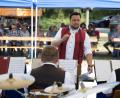 Bild: Roland Wellenhoefer
René Bauer gab auf der Seebühne den Takt vor und leitete die Stadtkapelle Kemnath durch das abwechslungsreiche Konzert.