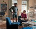Bild: Wolfgang Ennenbach/Netflix/dpa
Kostja Ullmann und Janina Uhse in einer Szene der Komödie „Mein bester Freund, seine Freundin und ich“.