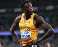 Bild: Oliver Weiken/dpa
Owen Ansah greift am Dienstagabend im 100-Meter-Halbfinale bei der EM ein. (Archivbild)