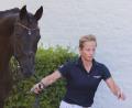 Bild: Rolf Vennenbernd/dpa
Rekordreiterin Isabell Werth beim VET-Check vor der WM in Aachen.