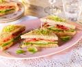 Bild: exb
Eine ungewöhnliche Kombination, aber unheimlich lecker: das Sandwich mit Erdnuss-Müsli-Creme.