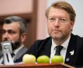 Bild: Pavel Bednyakov/AP/dpa
Der Chef der liberalen Oppositionspartei Jabloko, Nikolai Rybakow, verzeichnete zuletzt einen starken Zulauf für seine Partei.