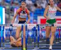 Bild: Petr David Josek/AP/dpa
Für Franziska Schuster endete die Leichtathletik-EM schmerzhaft.