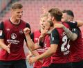 Bild: Daniel Karmann
Patrick Erras (links) im Trikot des 1. FC Nürnberg. Von 2007 bis 2020 war der Raigeringer beim Club.