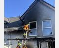 Bild: Michael Denz
Beträchtlicher Schaden entstand bei einem Brand an einem Reihenhaus in Kemnath.