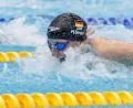 Bild: Andreas Gora/dpa
Über 100 Meter Schmetterling wurde Angelina Köhler 2024 Weltmeisterin. (Archivbild)
