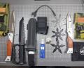 Bild: Bundespolizei
Diese Waffen stellten die Bundespolizisten bei den beiden Jugendlichen sicher.