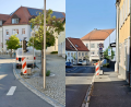 Bild: Ramona Herrmann
In der Knorrstraße wurden bereits mobile Ampeln aufgestellt.