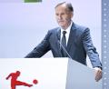 Bild: Britta Pedersen/dpa
Liga-Präsident Hans-Joachim Watzke hat sich zur Stellungnahme des Bundeskartellamts geäußert. (Archivbild)