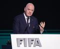 Bild: Darryl Dyck/The Canadian Press/AP/dpa
FIFA-Präsident Gianni Infantino hat die Unterstützung von sechs arabischen Fußballverbänden erhalten. (Archivbild)