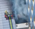 Bild: Christophe Gateau/dpa
Am Freitagmorgen standen Wohnungen in zwei Berliner Hochhäusern in Flammen.