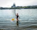 Bild: Christian Knieps/dpa
Nathalie Pohl schwamm von Frankfurt bis Köln.