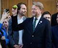 Bild: Pavel Bednyakov/AP/dpa
Die liberale Oppositionspartei Jabloko geht gegen ihren Ausschluss von der Parlamentswahl in Russland vor. (Archivbild)