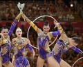 Bild: Marijan Murat/dpa
Die deutsche Gruppe hat eine Medaille im WM-Mehrkampf verpasst.