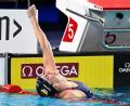 Bild: Julien De Rosa/AFP/dpa
Angelina Köhler gewann Silber über 100 Meter Schmetterling.