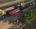 Bild: Zoltan Mathe/MTI/AP/dpa
Beim Unfall eines polnischen Reisebusses starben im Osten Ungarns mindestens zwölf Menschen.
