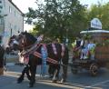 Bild: Josef Rosner
Percheron-Pferde zogen den Wagen der Kemnather Klosterbrauerei.