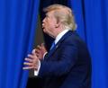 Bild: Julia Demaree Nikhinson/AP/dpa
Für US-Präsident Trump schien das Rahmenabkommen ein entscheidender Schritt zur Beendigung des Iran-Kriegs zu sein. (Archivbild)