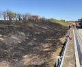Bild: Autobahnpolizeistation Schwandorf
An der A 93 bei Nabburg hat es am Freitagmittag gebrannt. Eine Böschung hatte Feuer gefangen.