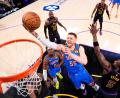 Bild: Mark J. Terrill/AP/dpa
Isaiah Hartenstein muss sein Comeback im Nationalteam verschieben. (Archivfoto)