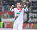 Bild: Harry Langer/dpa
Michael Gregoritsch war schon bei Manuel Baums letztem DFB-Pokal-Auftritt 2019 dabei. (Archivbild)
