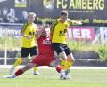 Archivbild: Hubert Ziegler
Ein kleiner Befreiungsschlag für Matthias Graf (rechts, Szene aus einem früheren Spiel) und den FC Amberg: am Freitagabend gelang den Ambergern ein 3:0-Auswärtssieg gegen Bad Kötzting.