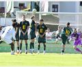 Bild: Hubert Ziegler
Maßarbeit: Jeanpaul Ajala-Alexis verwandelt seinen Freistoß zum 1:1 für Gebenbach. Ammerthals Keeper Christopher Sommerer ist ohne Chance.