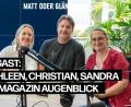 Bild: Alexander Unger
Kathleen, Christian und Sandra (von links) zu Gast im Podcast-Studio der Oberpfalz-Medien.