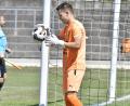 Bild: Hubert Ziegler
Ambergs Keeper Lukas Peterson blieb am Freitagabend beim Spiel in Bad Kötzting erstmals in dieser Saison ohne Gegentor.