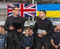Bild: Simon Jones/The Sun/PA Wire/dpa
Der ukrainische Präsident Selenskyj war für Premier Burnham der erste Staatsgast nach dessen Amtsübernahme. (Archivbild)