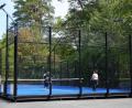 Bild: Jürgen Masching
Gut ausgebucht ist der neue Padel-Court in Grafenwöhr. Das Konzept dahinter ist außergewöhnlich und verschafft dem Tennisclub einigen Zulauf.