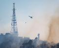 Bild: Lorena Sopêna/EUROPA PRESS/dpa
Ein Löschhubschrauber bekämpfte vor eineinhalb Wochen einen Waldbrand ebenfalls in der Serra de Collserola am nördlichen Stadtrand von Barcelona. Dort brennt es jetzt erneut. (Archivbild)